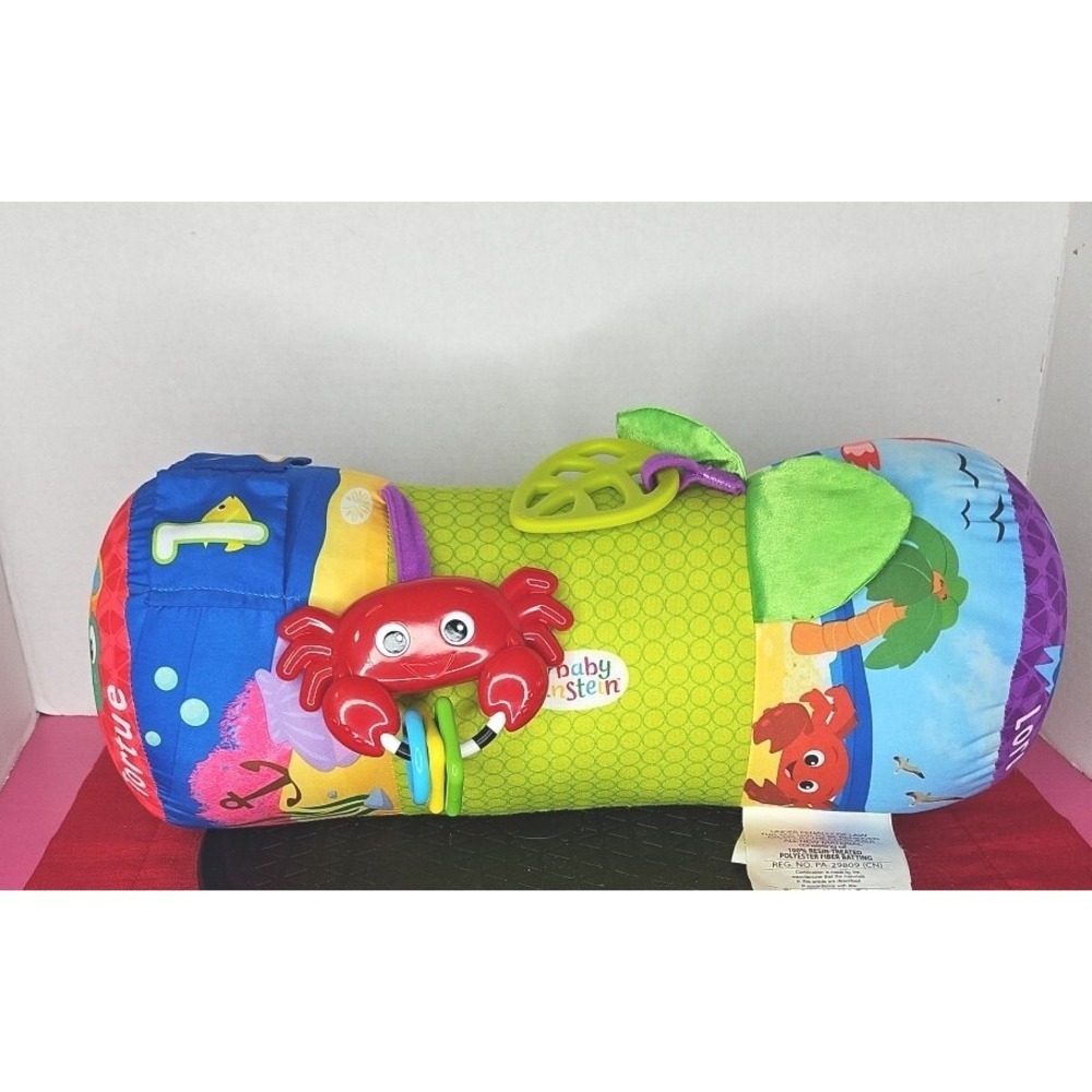Baby‎ Einstein Sea Life Round Learning Activity Pillow Blue Reef Rainforest